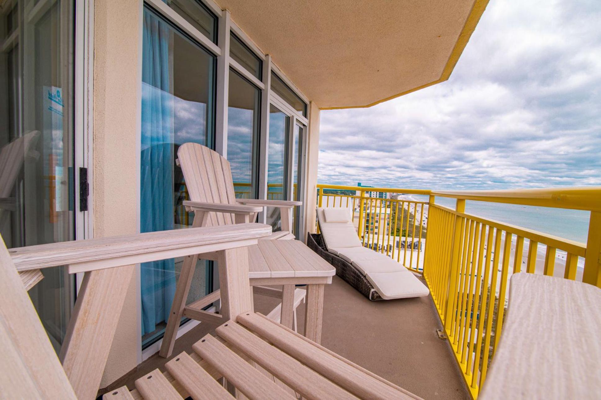 Bay Watch Resort Luxe Oceanfront End Unit شاطئ ميرتل المظهر الخارجي الصورة