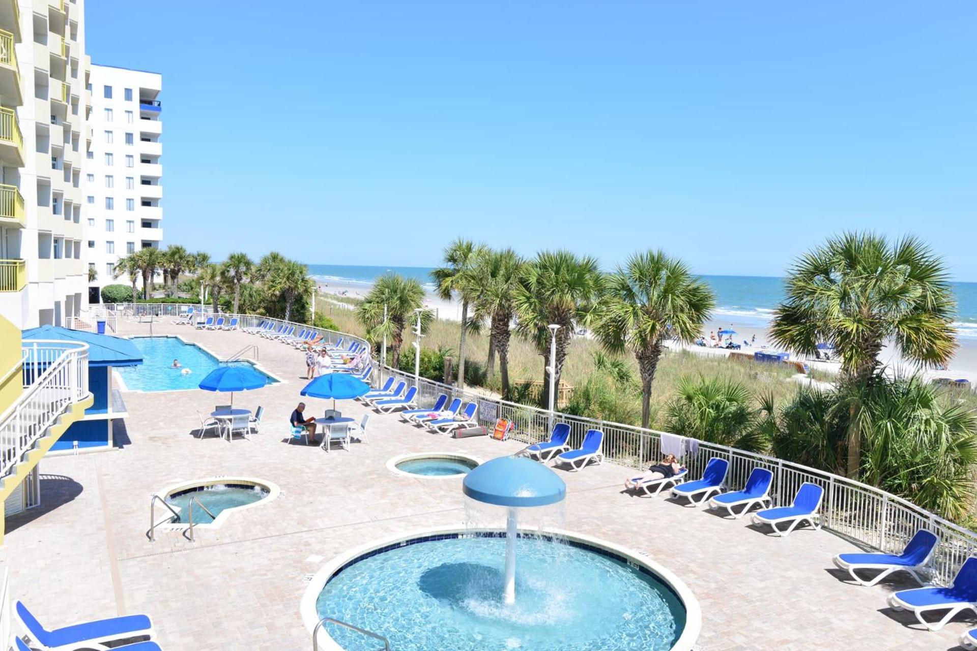 Bay Watch Resort Luxe Oceanfront End Unit شاطئ ميرتل المظهر الخارجي الصورة