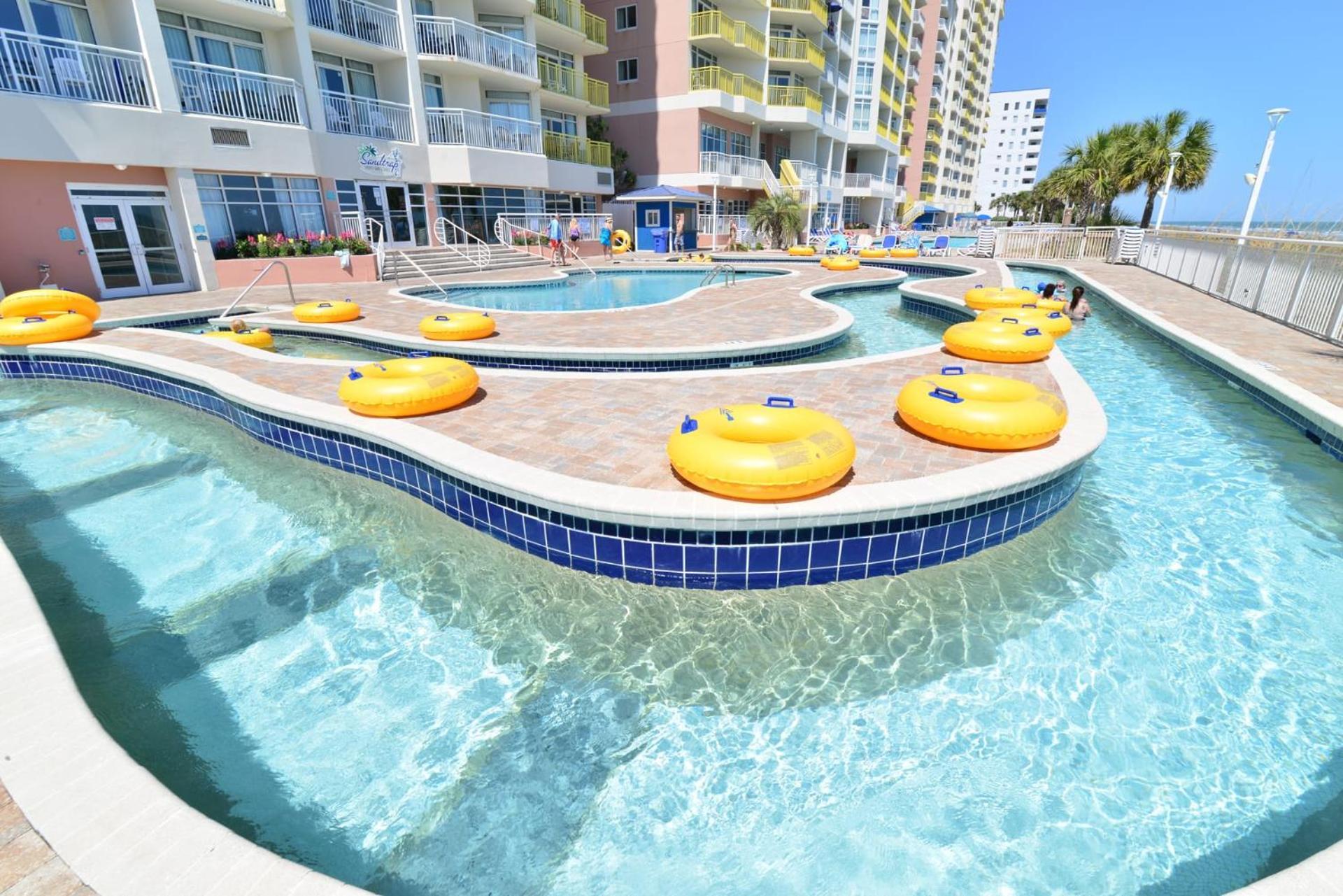Bay Watch Resort Luxe Oceanfront End Unit شاطئ ميرتل المظهر الخارجي الصورة