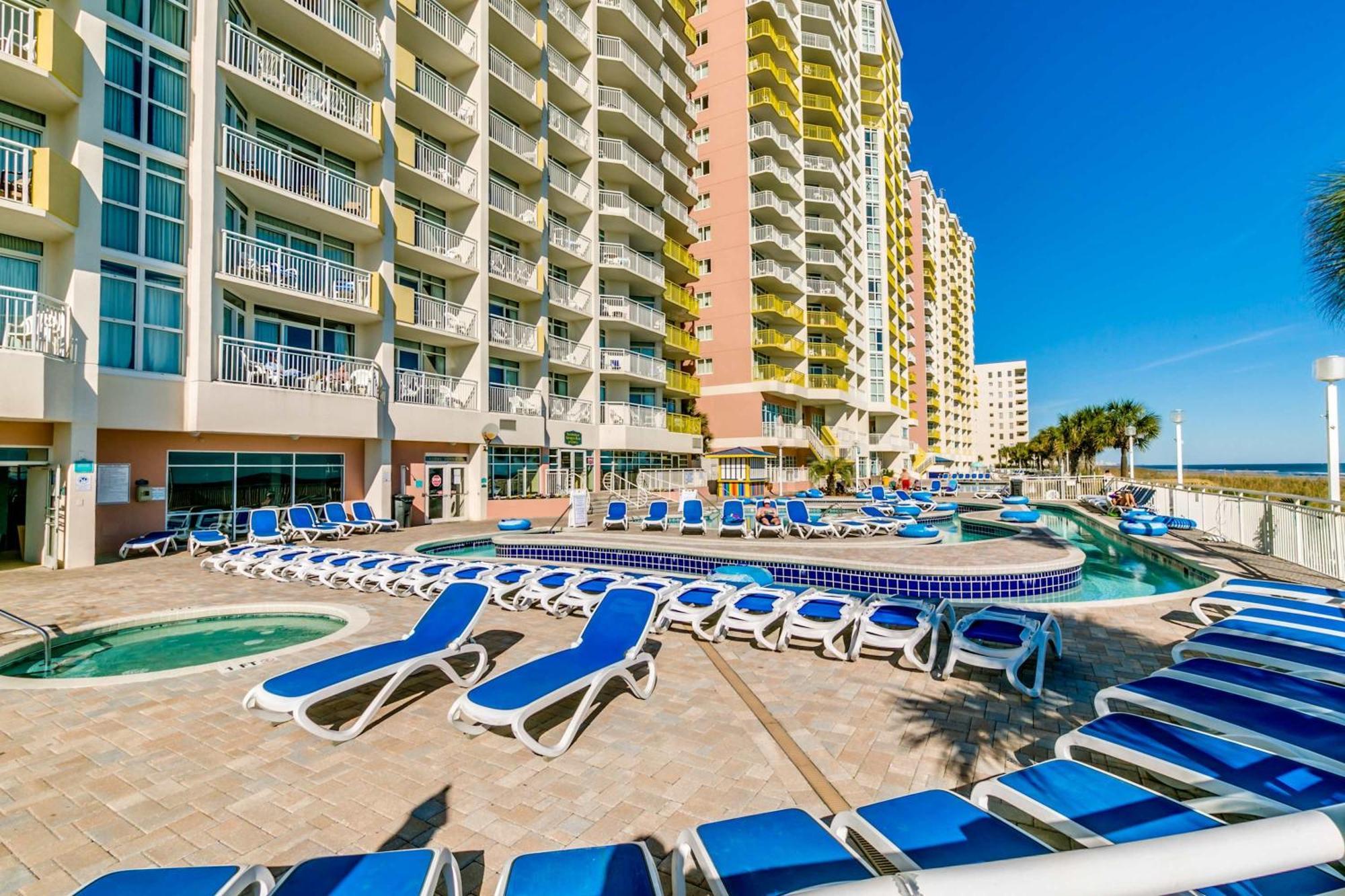 Bay Watch Resort Luxe Oceanfront End Unit شاطئ ميرتل المظهر الخارجي الصورة